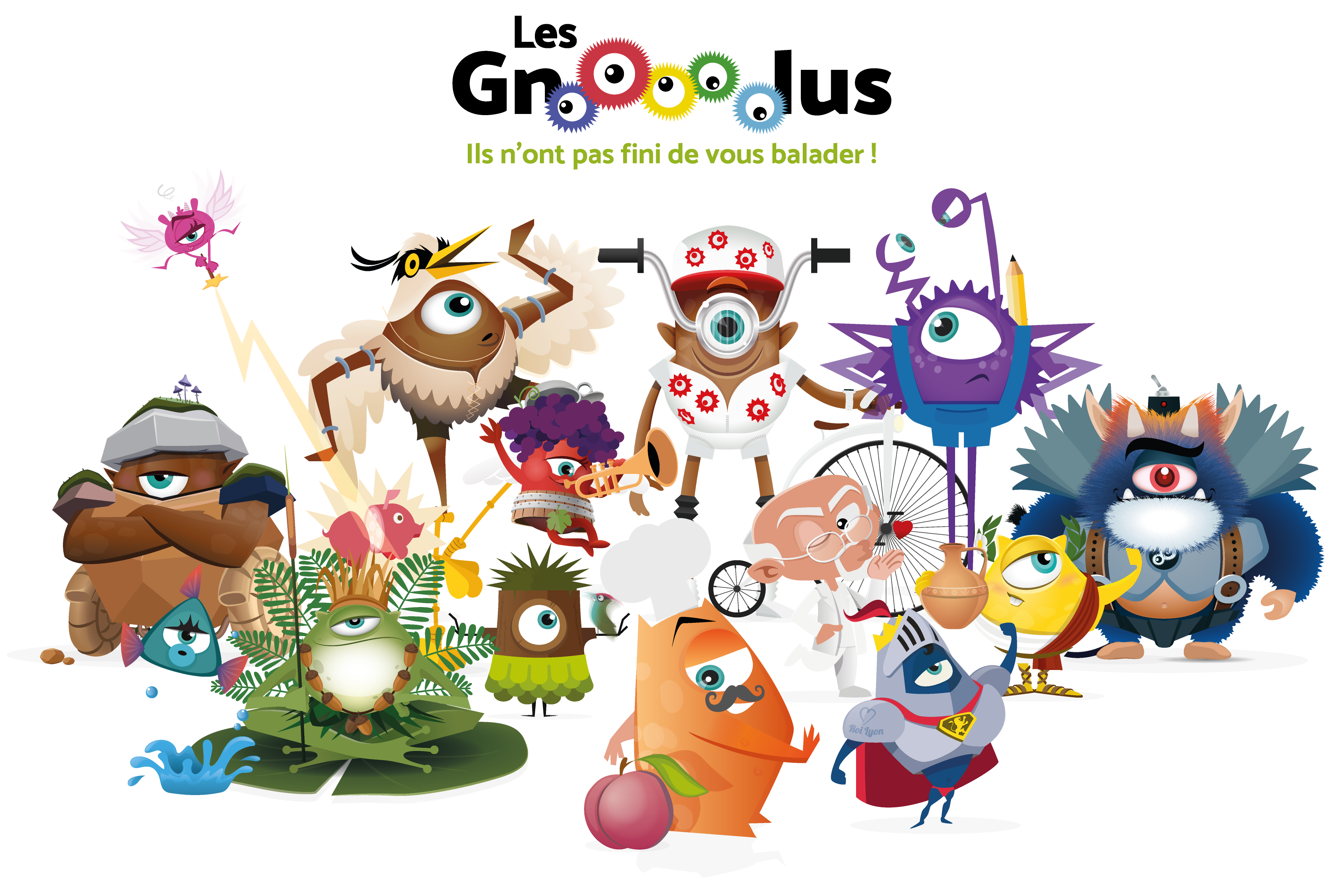 Présentation de 12 Gnolus, du Professeur Alan Bic et de Grosgnogno.